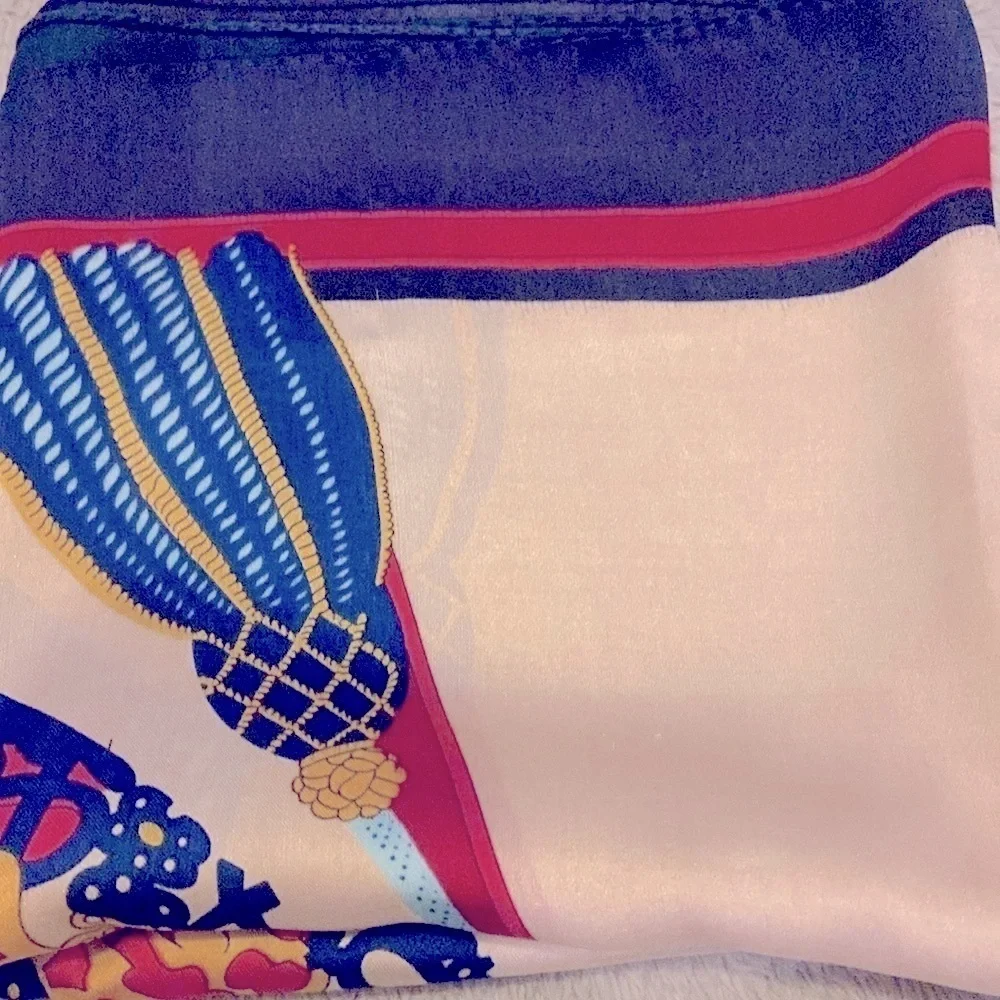 Silk Scarf Hand Rolled Edges